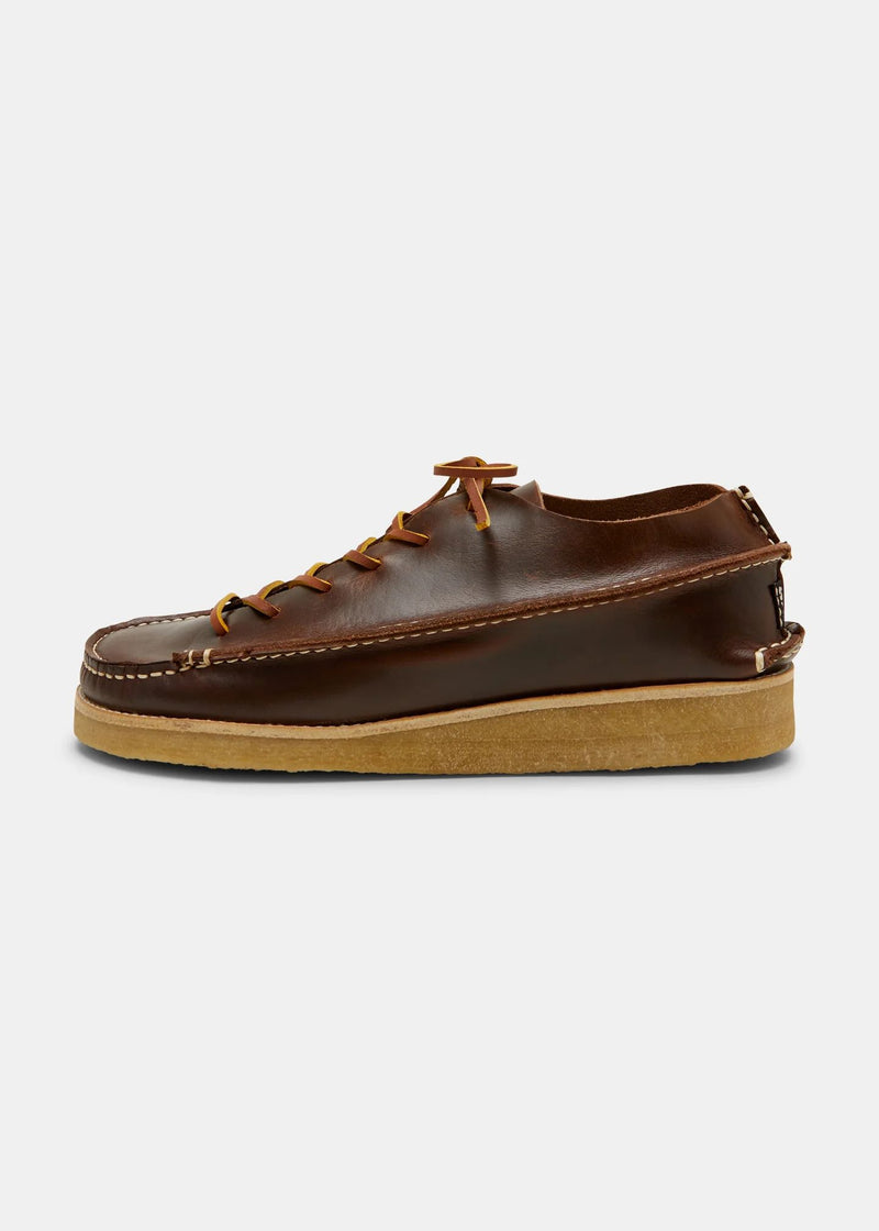 Finn Leather Lace Up Shoe on Crepe - Brown