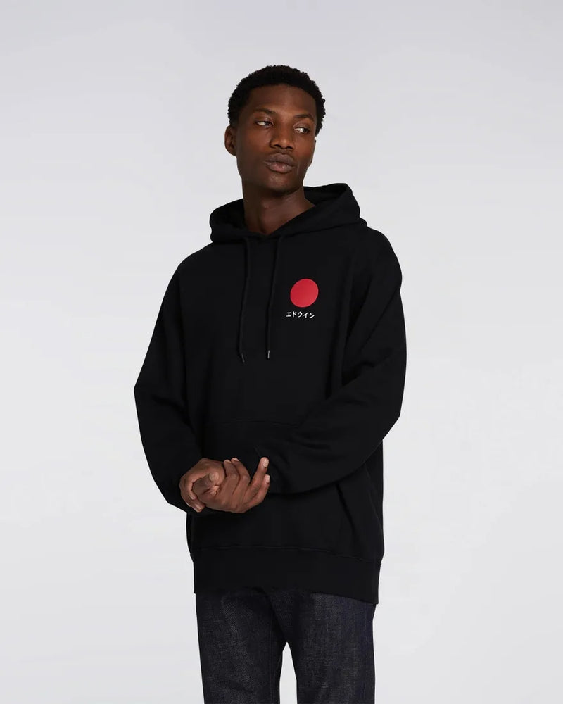 Edwin Japanese Sun Hoodie Sweat (Black)