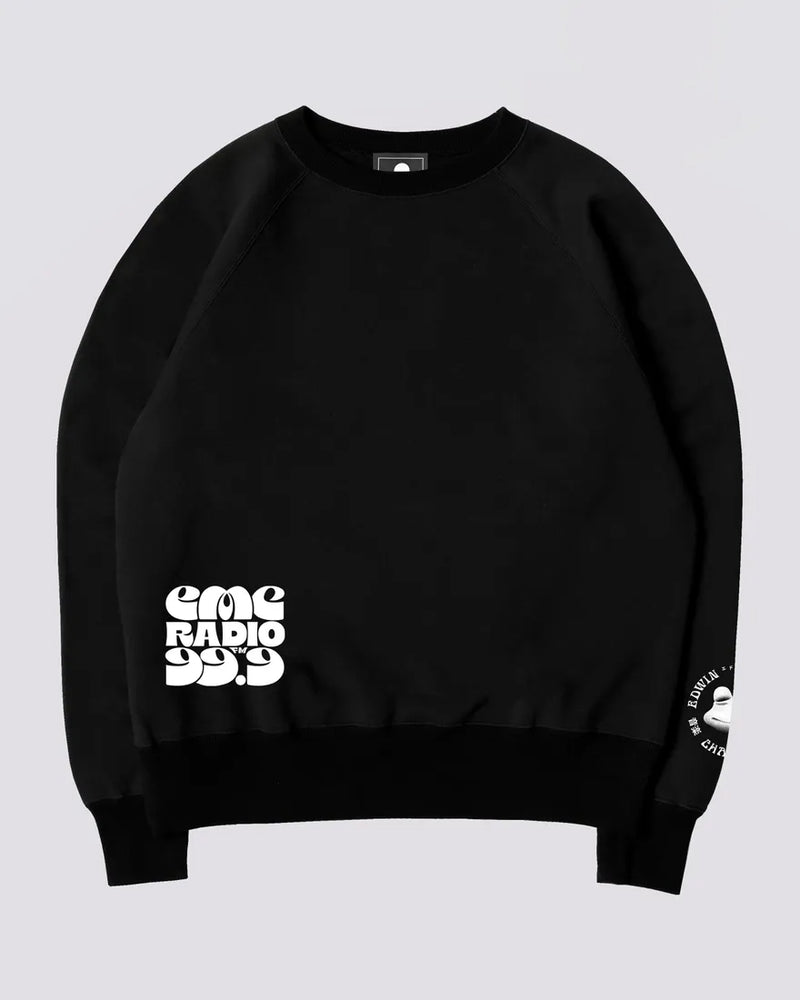 Edwin EMC Radio Sweat (Black)