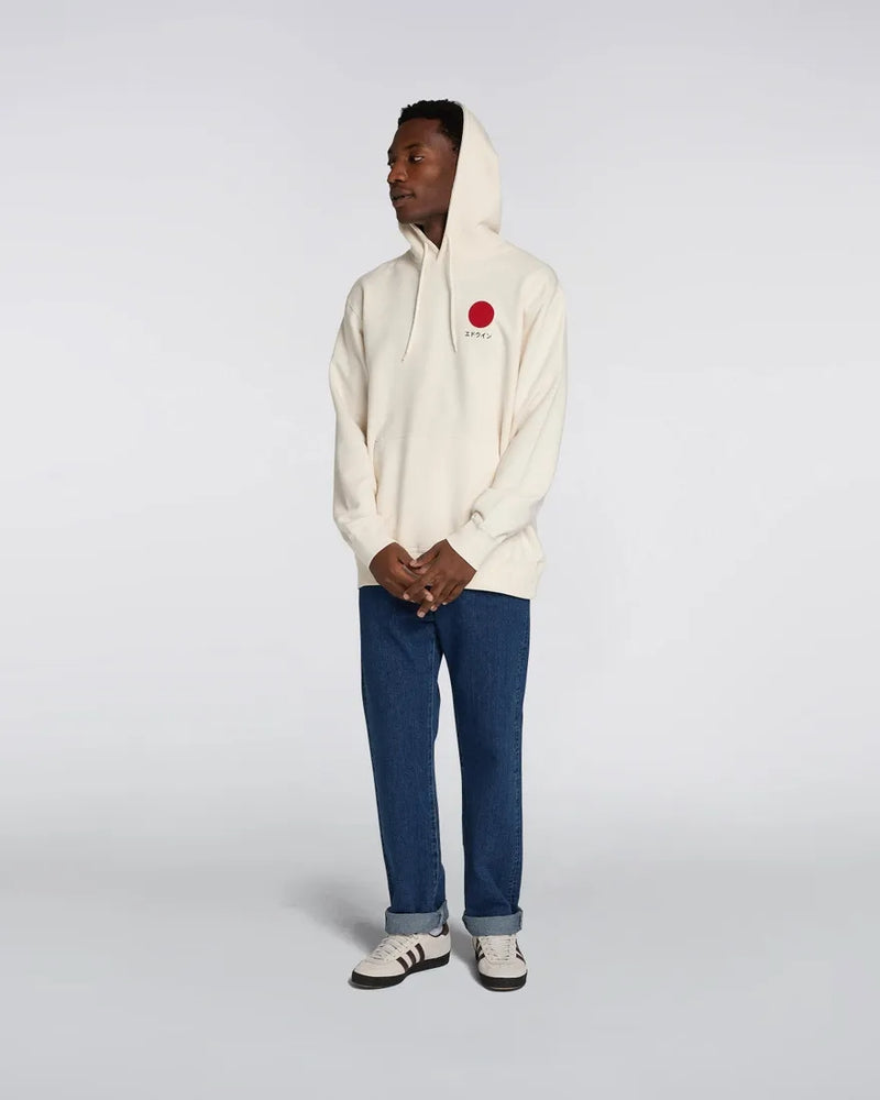 Edwin Japanese Sun Hoodie Sweat (Whisper White)