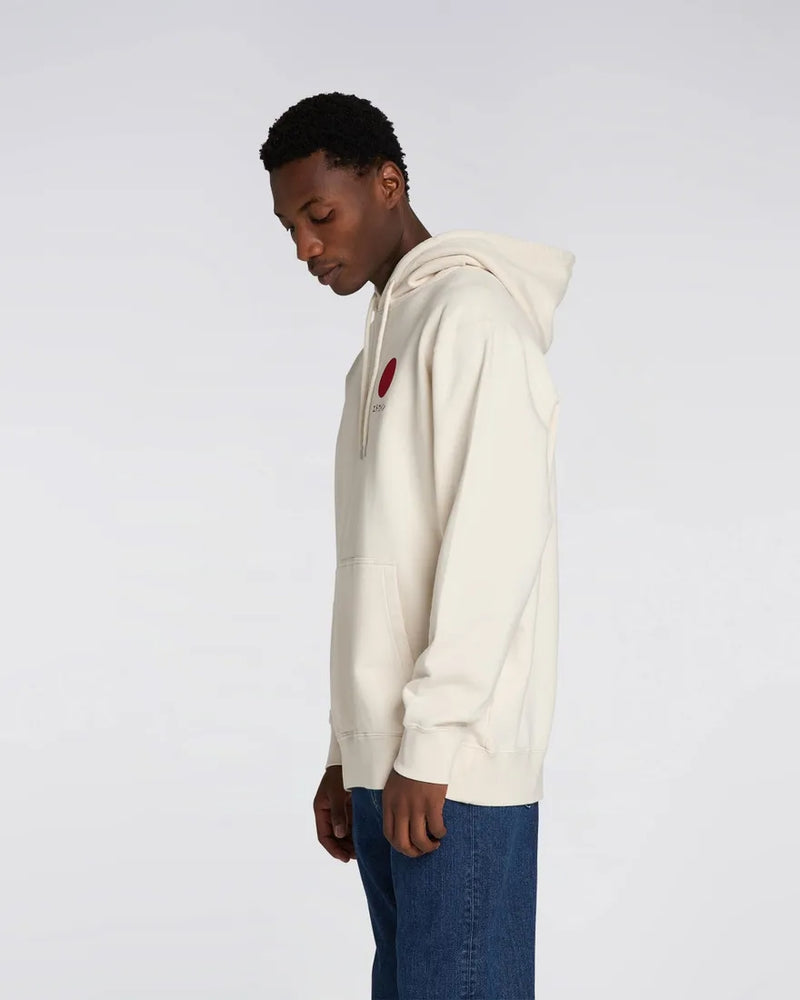 Edwin Japanese Sun Hoodie Sweat (Whisper White)
