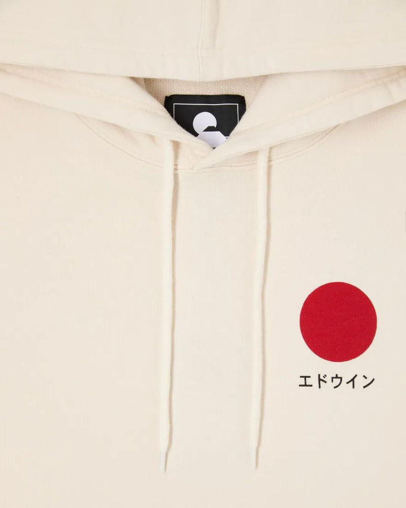 Edwin Japanese Sun Hoodie Sweat (Whisper White)