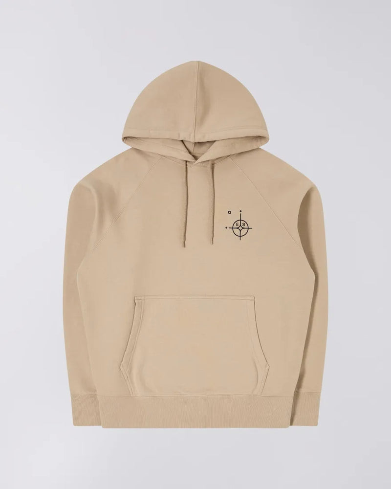 Edwin Angels Hoodie Sweat (White Pepper)