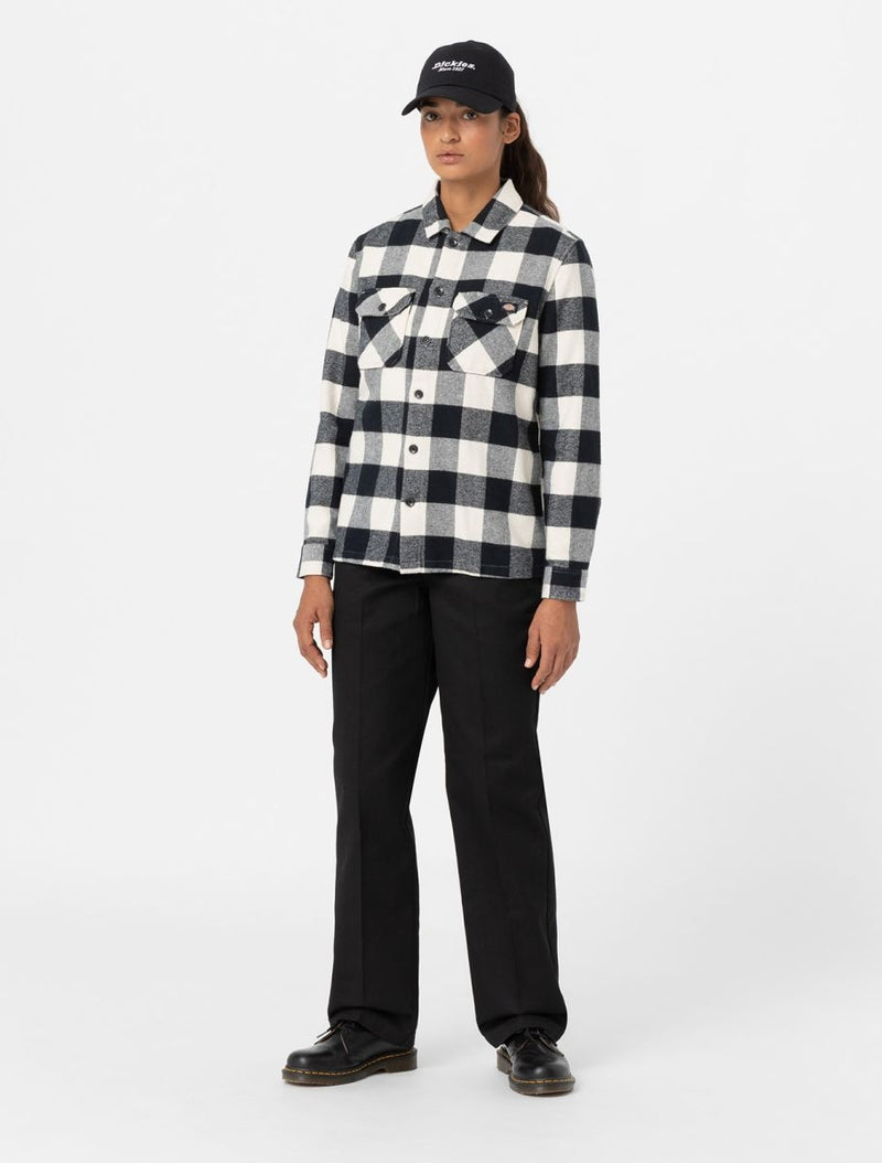 Dickies New Sacramento Shirt LS Woman (Whitecap Gray)