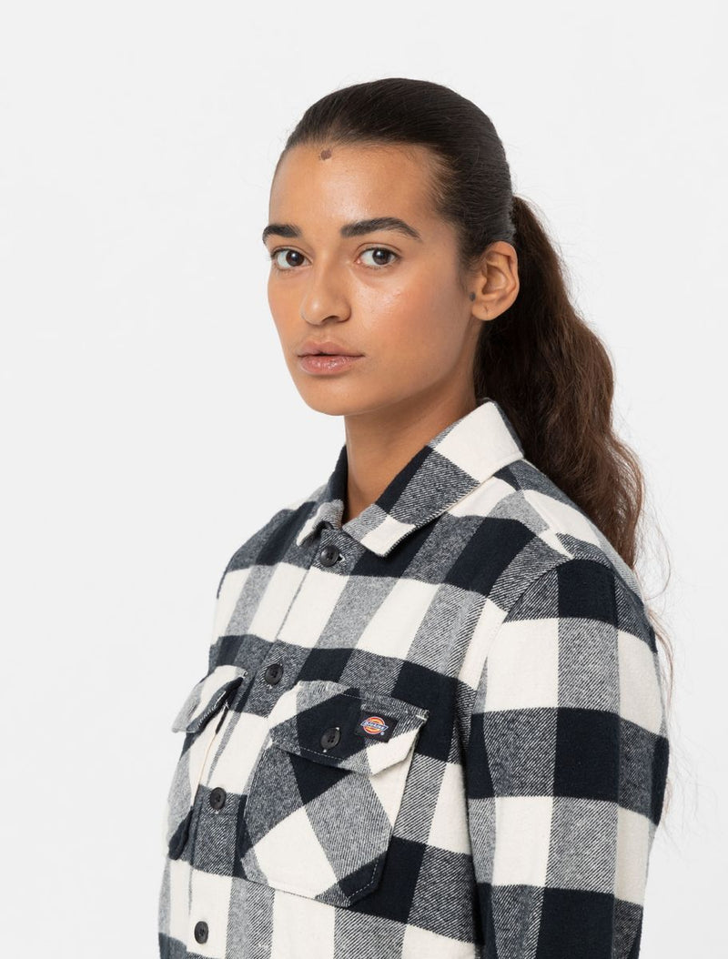 Dickies New Sacramento Shirt LS Woman (Whitecap Gray)