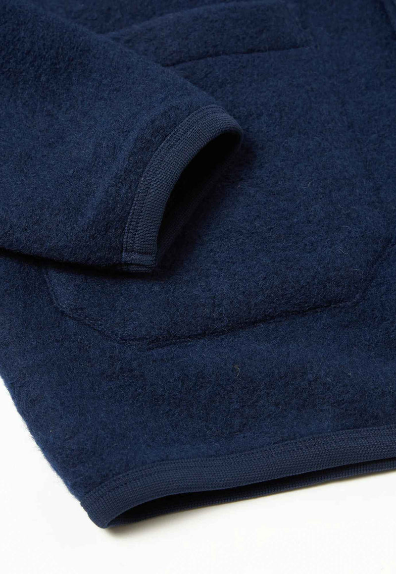 Universal Works Cardigan Wool Fleece (Indigo)