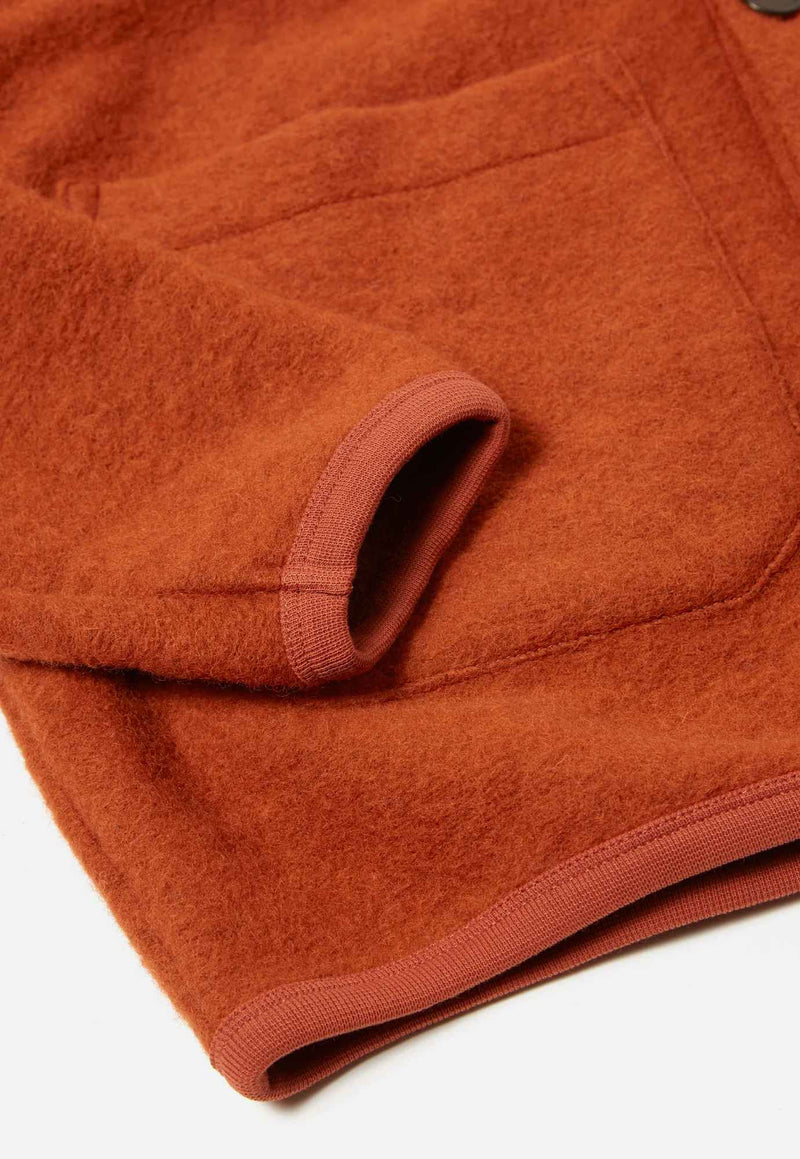 Universal Works Cardigan Wool Fleece (Orange)
