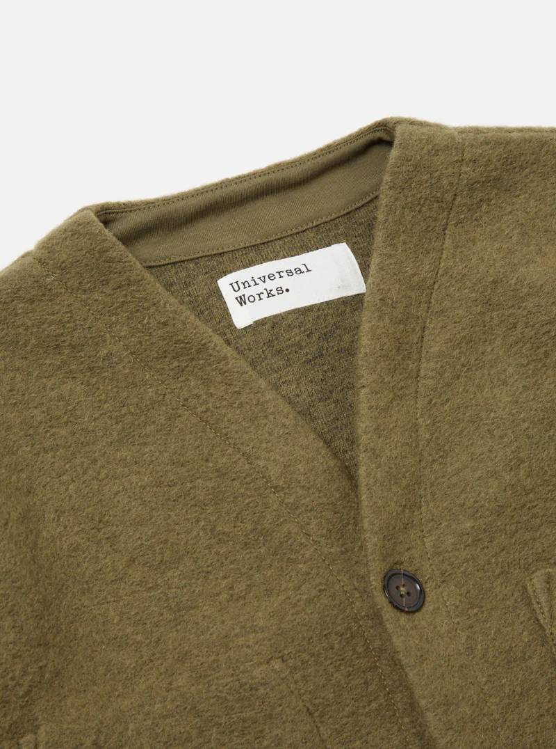 Universal Works Cardigan Wool Fleece (Lovat)