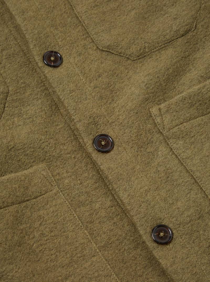 Universal Works Cardigan Wool Fleece (Lovat)