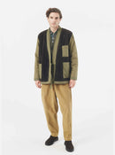 Universal Works Twill Sherpa Reversable Kyoto Work Jacket (Light Olive)