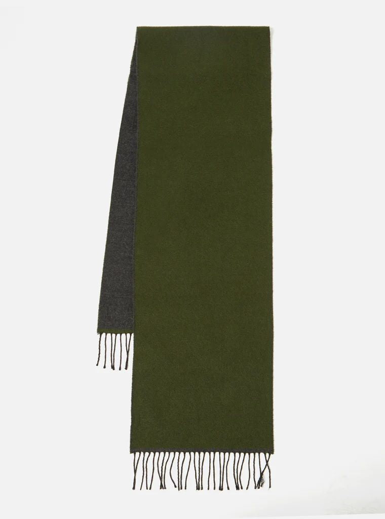 Universal Works Double Sided Scarf (Green/Charcol)