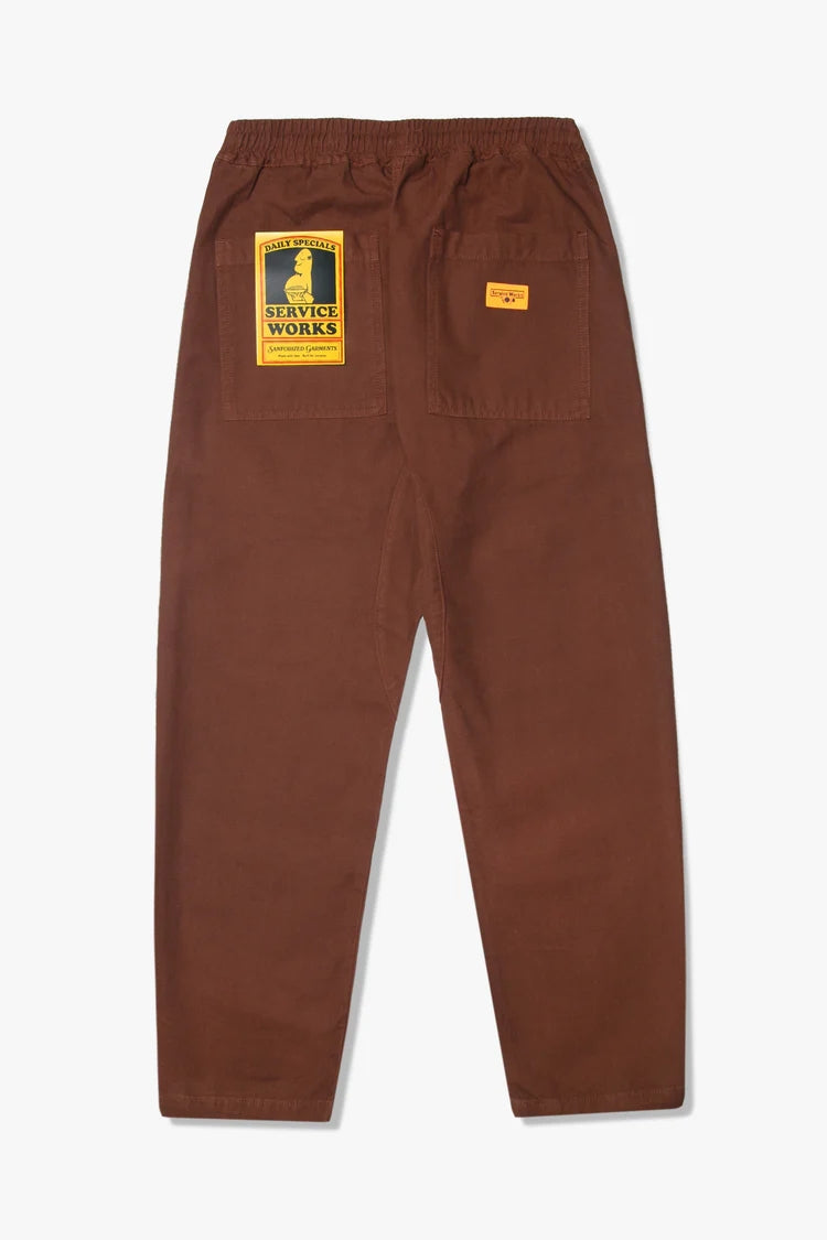 Service Works Canvas Chef Pants (Brown)