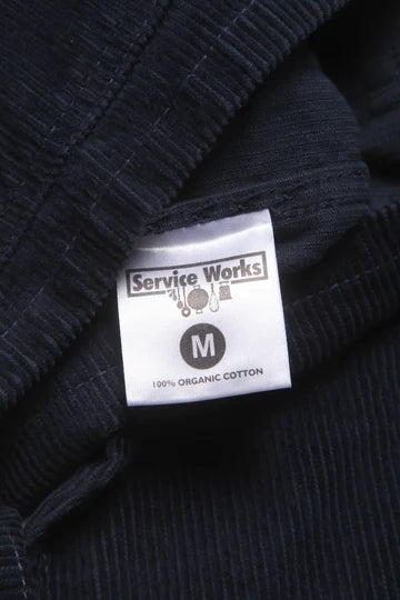 Service Works Corduroy Coverall Jacket (Black)