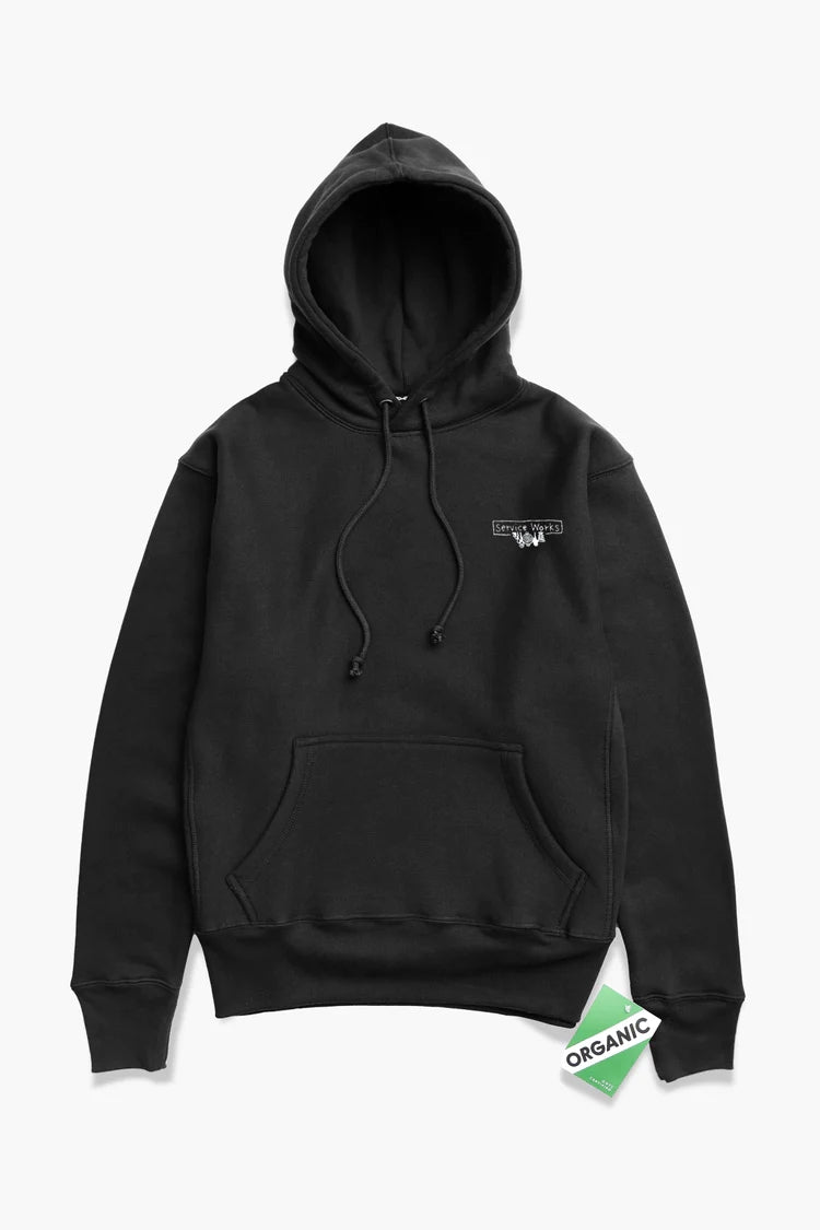 Service Works Scribble Logo Hoodie (Black)