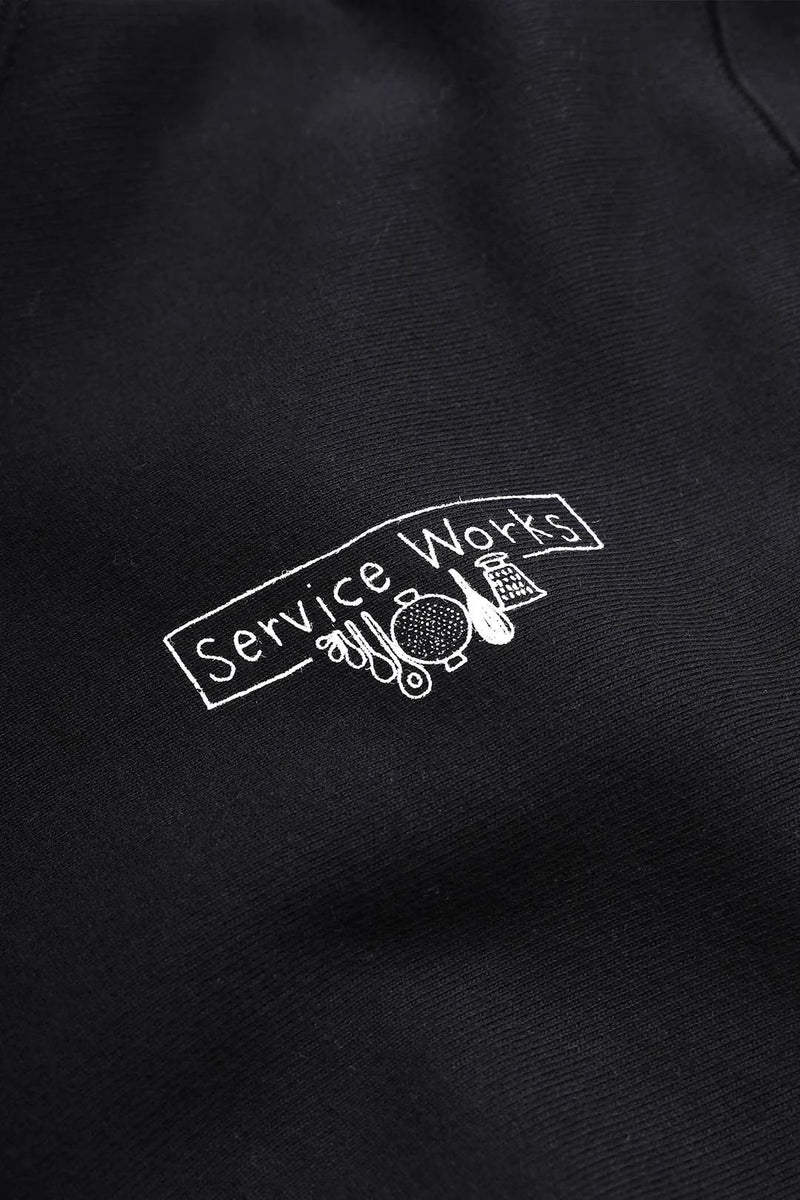 Service Works Scribble Logo Hoodie (Black)