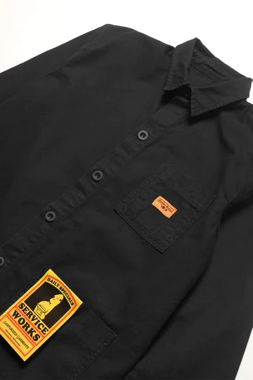 Service Works Canvas Coverall Jacket (Black)