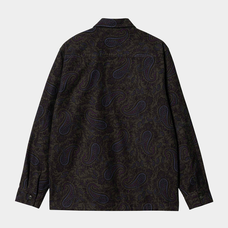 Carhartt L/s Charter Shirt (Paisley Print / Plant)