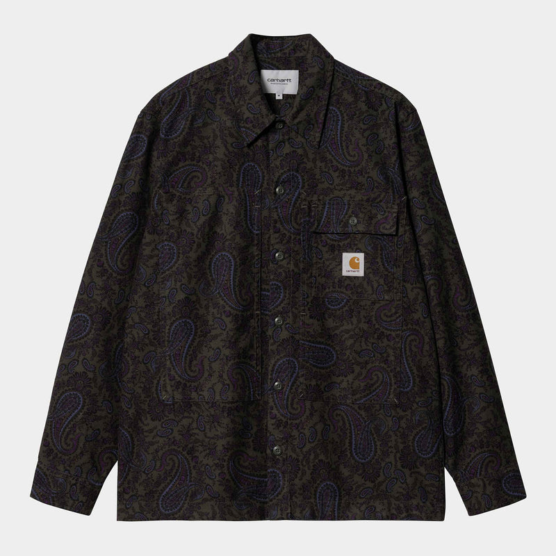 Carhartt L/s Charter Shirt (Paisley Print / Plant)