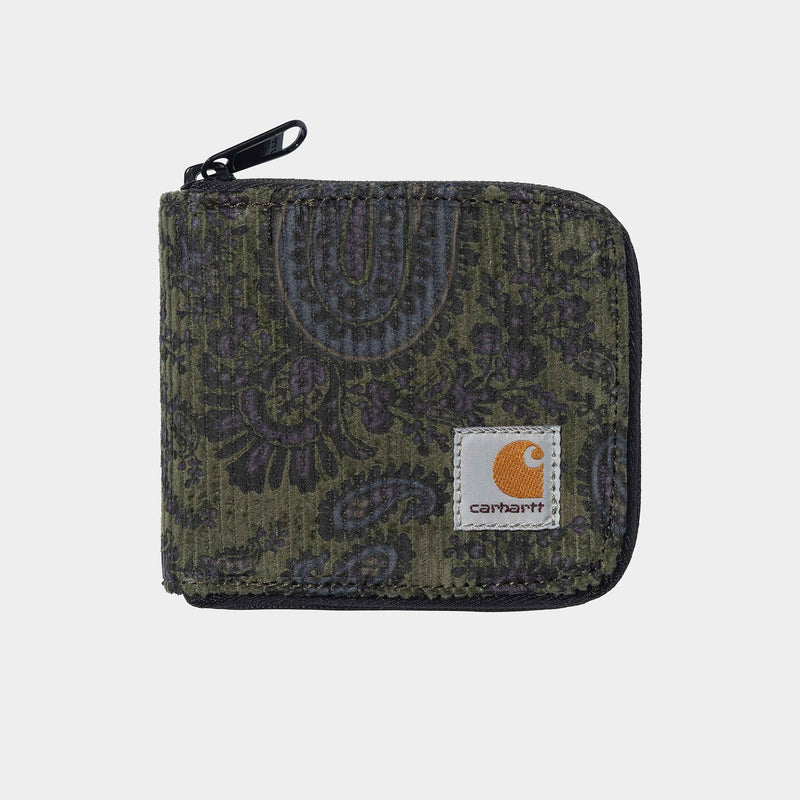 Carhartt Flint Zip Wallet (Paisley Print/Plant Rinsed)