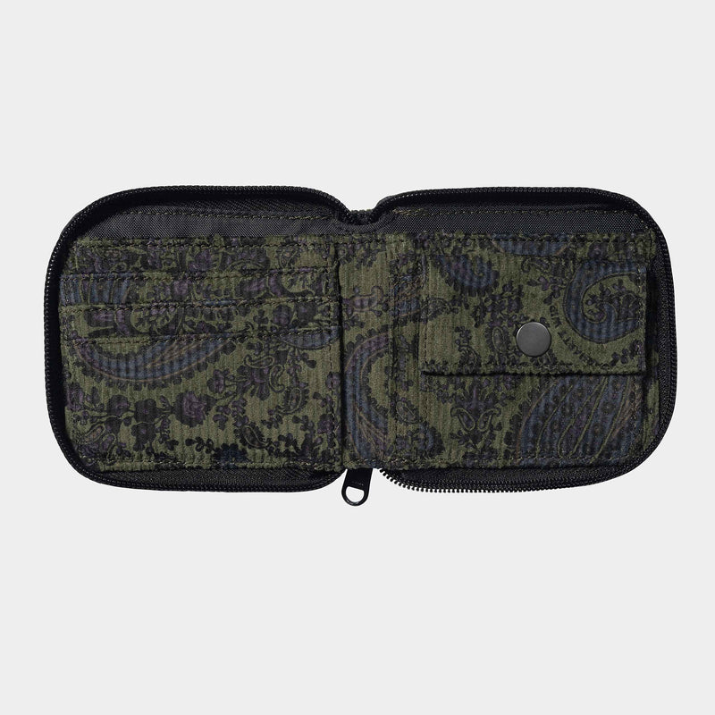 Carhartt Flint Zip Wallet (Paisley Print/Plant Rinsed)