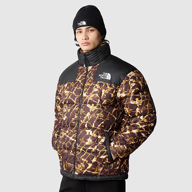 The North Face Lhotse Jacket (Coal Brown Water Distortion Print-Tnf Black)