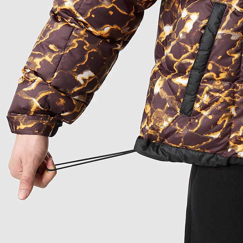 The North Face Lhotse Jacket (Coal Brown Water Distortion Print-Tnf Black)