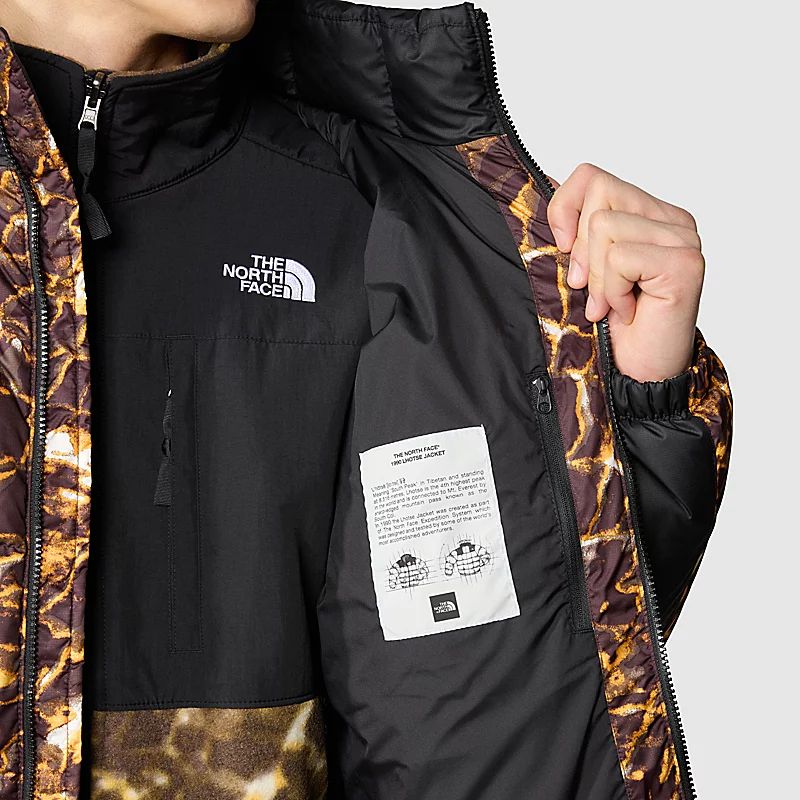 The North Face Lhotse Jacket (Coal Brown Water Distortion Print-Tnf Black)