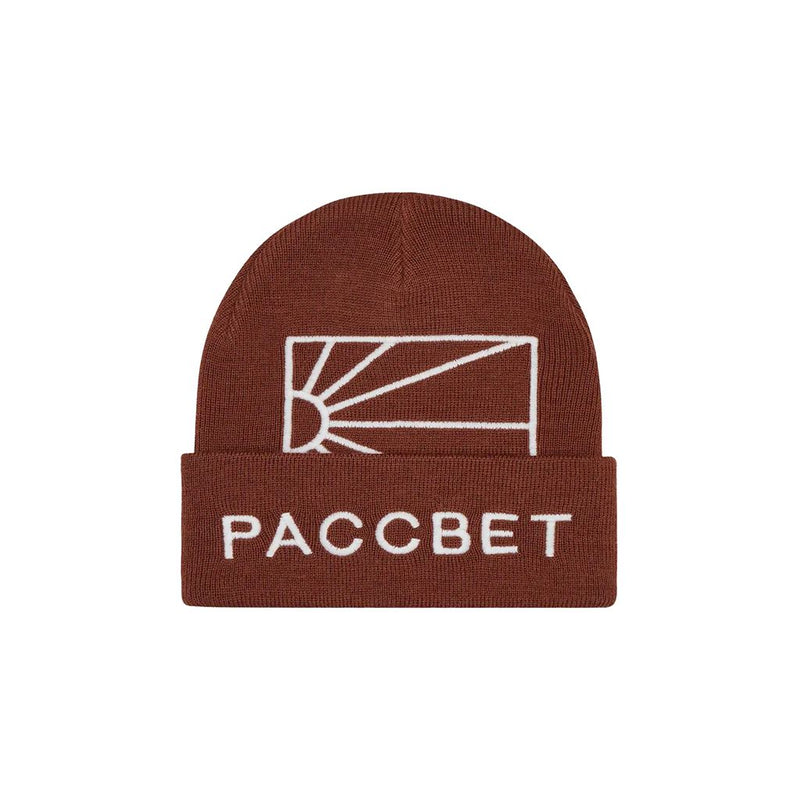 Rassvet Big Logo Beanie Knit (Dark Brown)