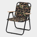 Carhartt WIP Lumen Folding Chair 100% Polyester Duck Canvas, 380 g/m2 (Lumen Print, Black)