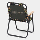 Carhartt WIP Lumen Folding Chair 100% Polyester Duck Canvas, 380 g/m2 (Lumen Print, Black)