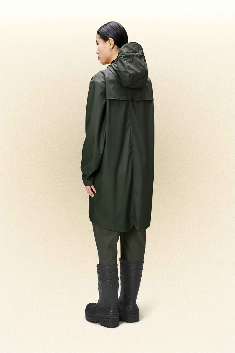 Rains Long Jacket  (Green)