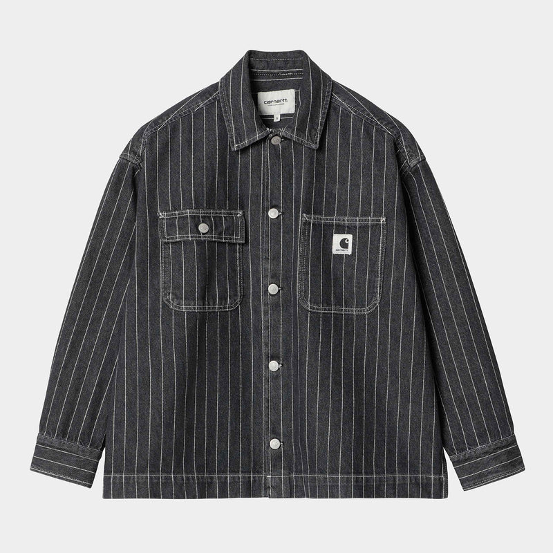 Carhartt W' Orlean Shirt Jacket (Black/White)
