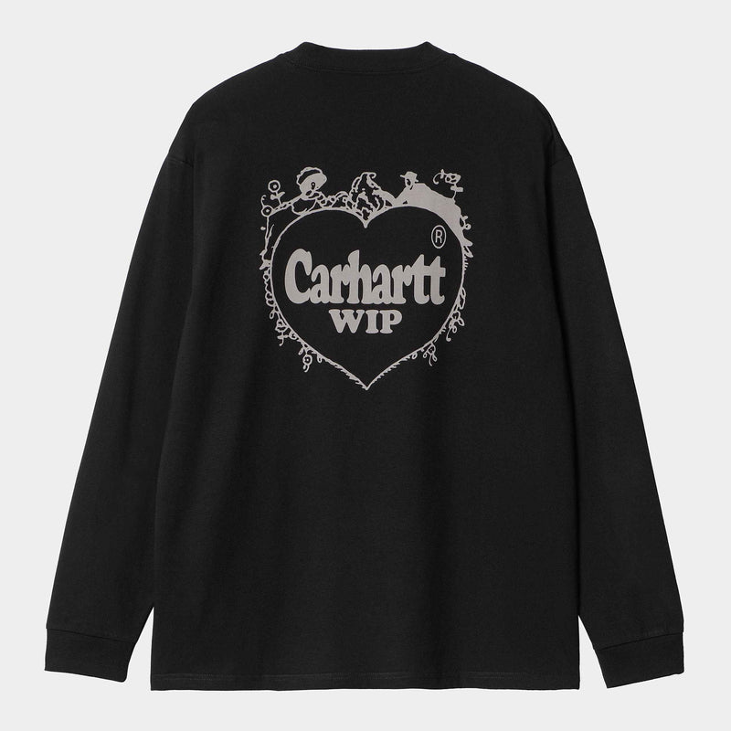 Carhartt L/S Spree T-Shirt (Black/Grey)