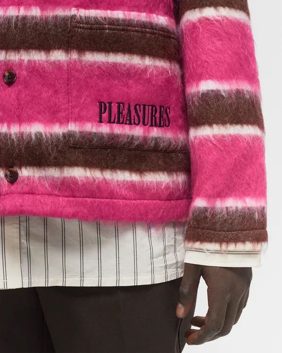 Pleasures Stack Cardigan (Pink)