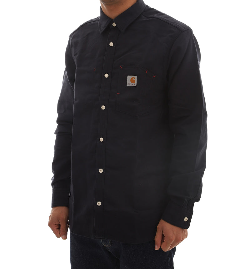 Carhartt L/S Tony Shirt (Dark Navy)