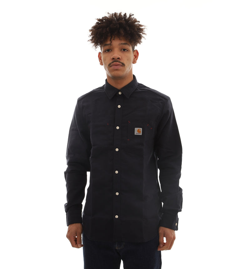 Carhartt L/S Tony Shirt (Dark Navy)