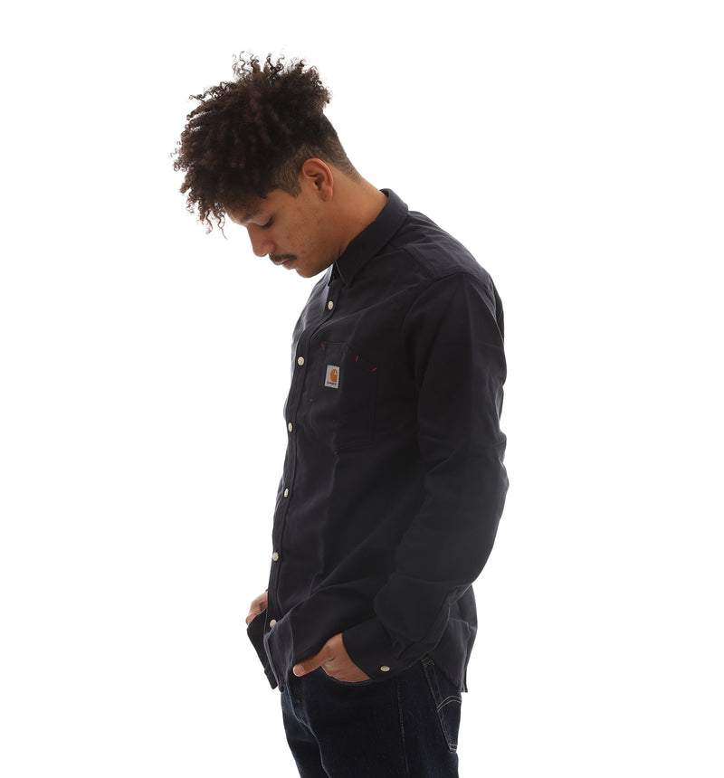 Carhartt L/S Tony Shirt (Dark Navy)