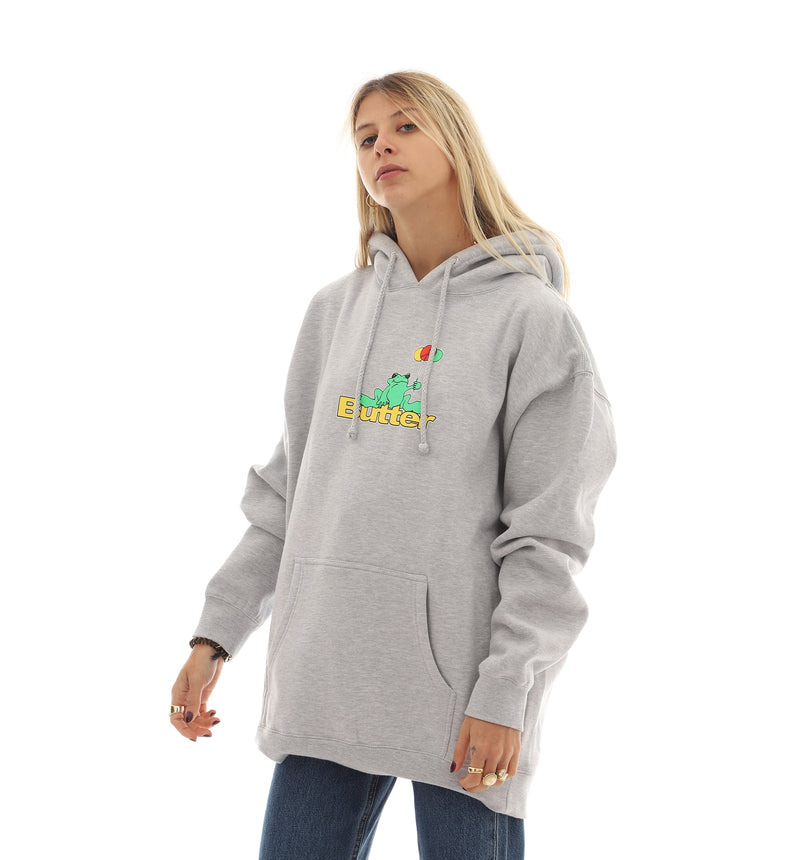 Butter Goods Frog Pullover (Heather Grey) Unisex