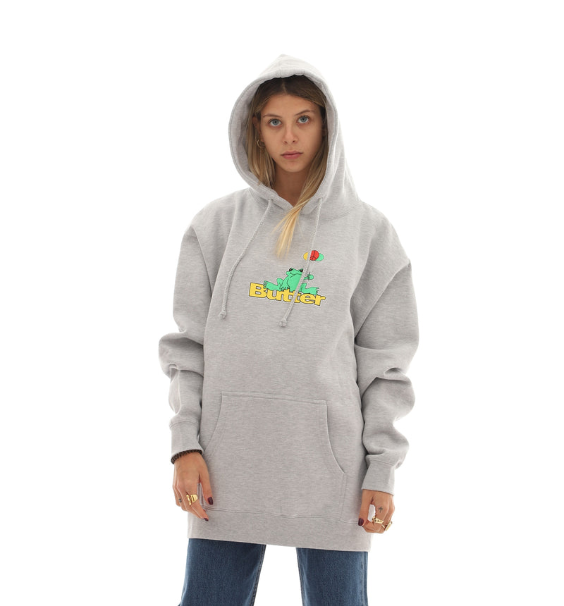 Butter Goods Frog Pullover (Heather Grey) Unisex