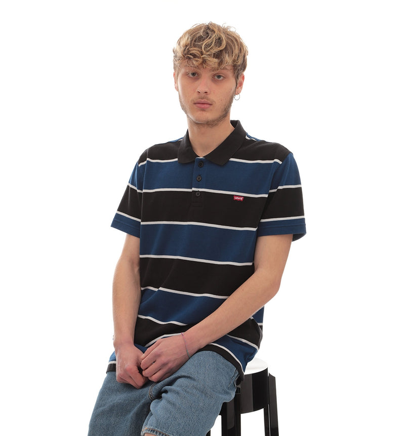 Levi's Batwing Polo (Clarkia Navy Peony)