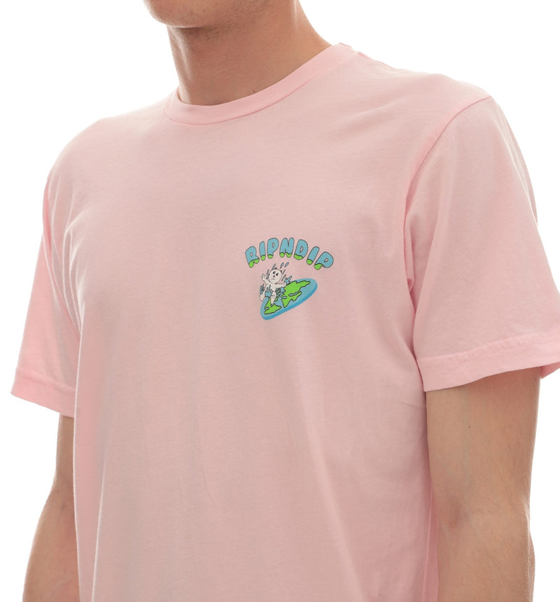 Rip N Dip The World Is Yours Tee (Light Pink)