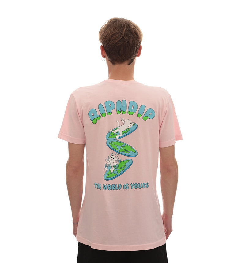 Rip N Dip The World Is Yours Tee (Light Pink)