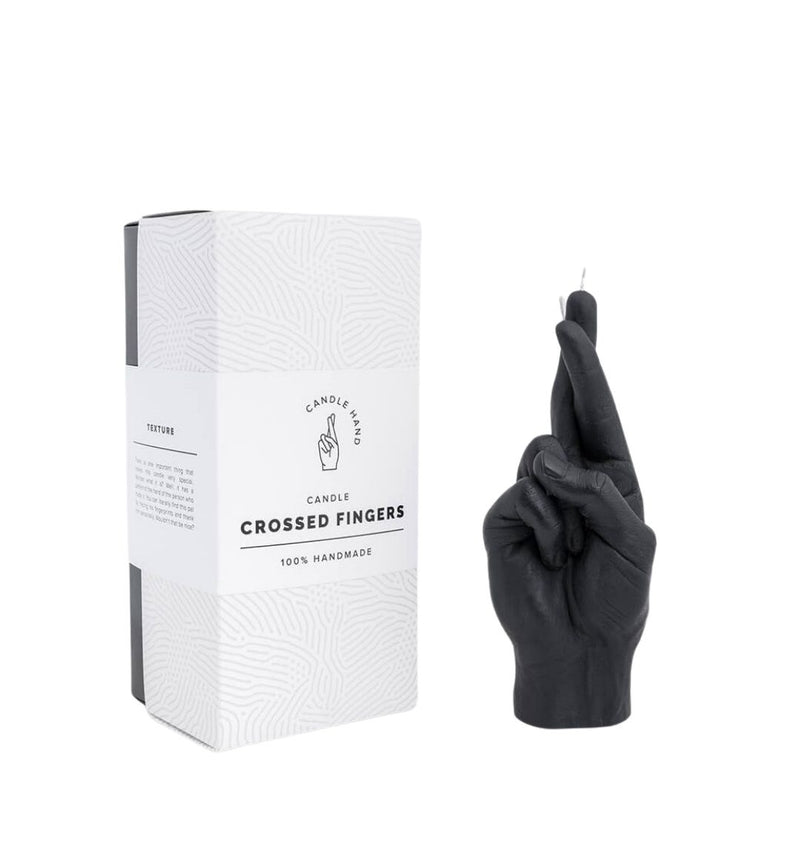 Candle Hand Crossed Fingers (Black)