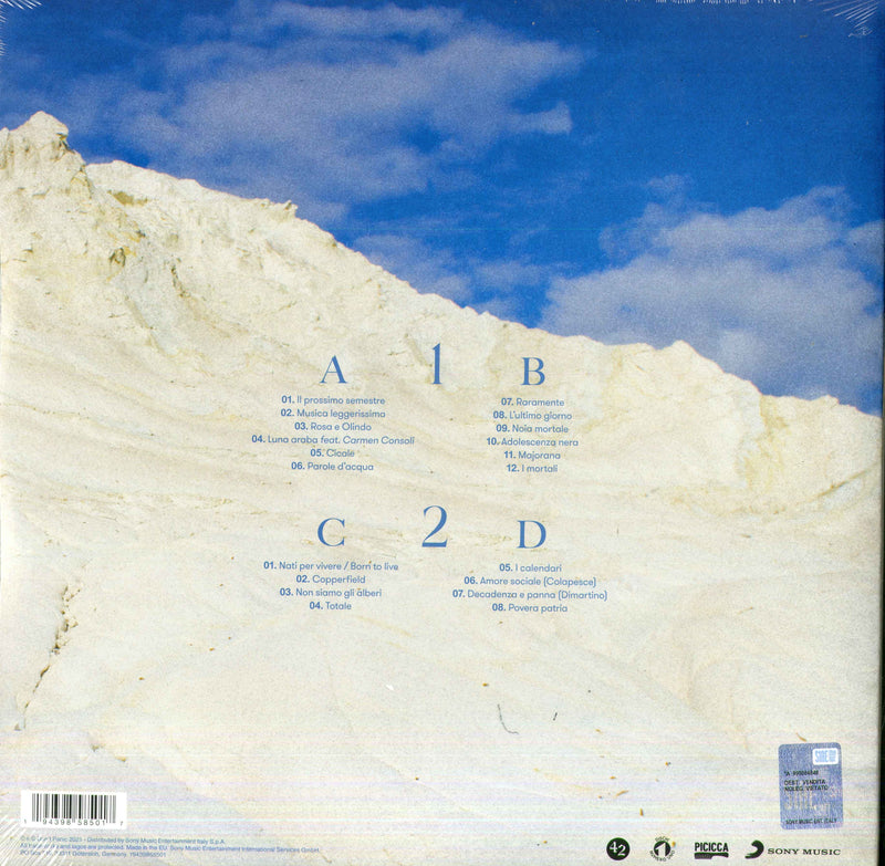 Colapesce, Dimartino - I Mortali (12" Vinyl Blue Marbled Transparent)