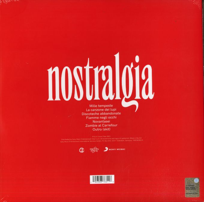 Coma Cose - Nostralgia (12" Red Vinyl)