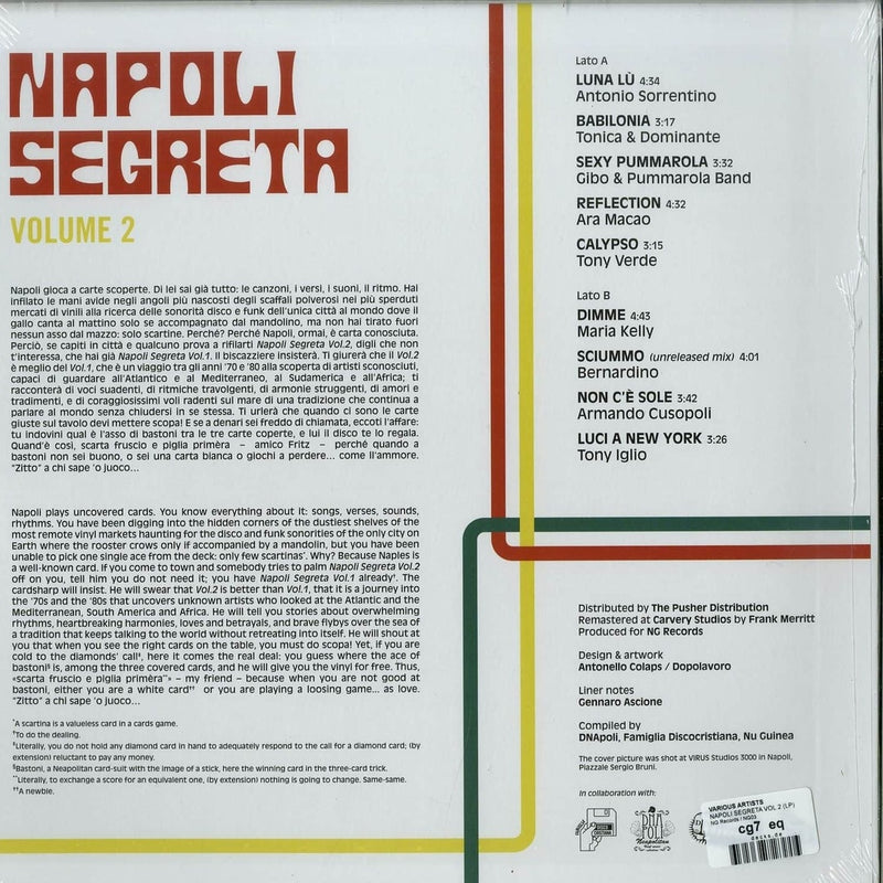 Various Artists - Napoli Segreta Vol.2 (12" Vinyl) - NG03