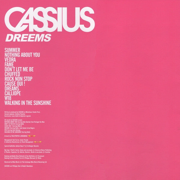 Cassius - Dreems (2x12" Vinyl)