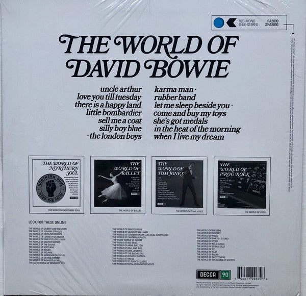 David Bowie - The World Of David Bowie (12" Vinyl)