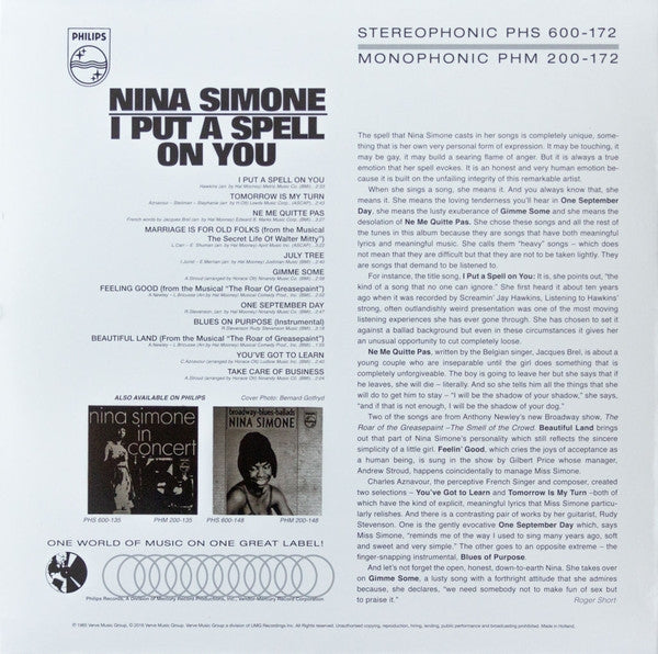 Nina Simone - I Put A Spell On You (12" Vinyl)