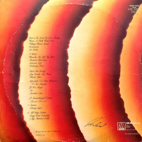 Stevie Wonder - Songs In The Key Of Life (3x12" Vinyl)
